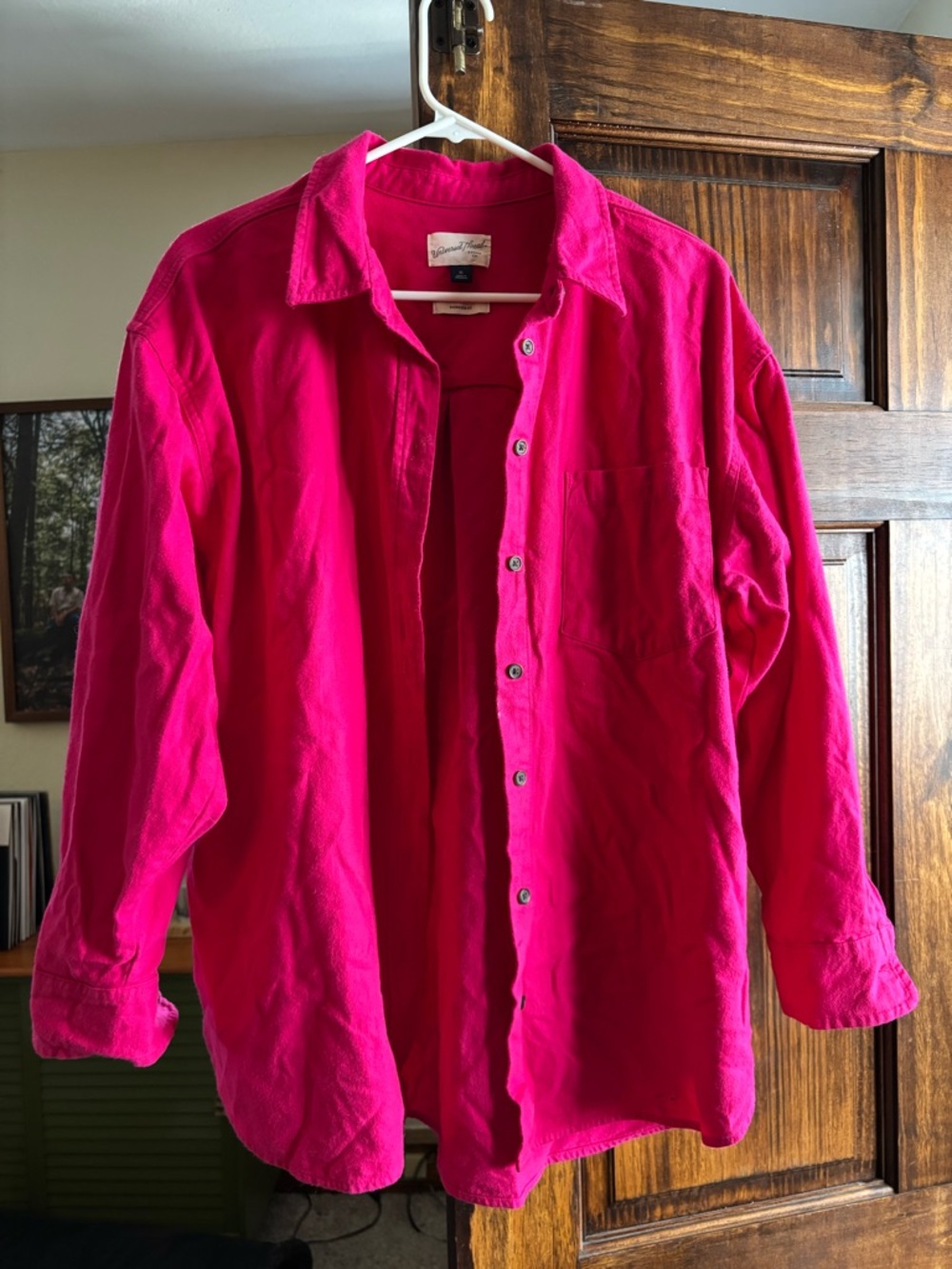 Universal Thread Hot Pink Button-Up Shirt